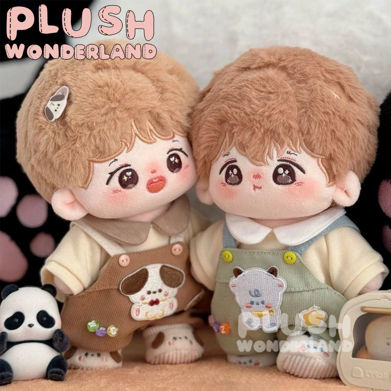 【IN STOCK】PLUSH WONDERLAND Overalls Plushies Cotton Doll Clothes 20CM