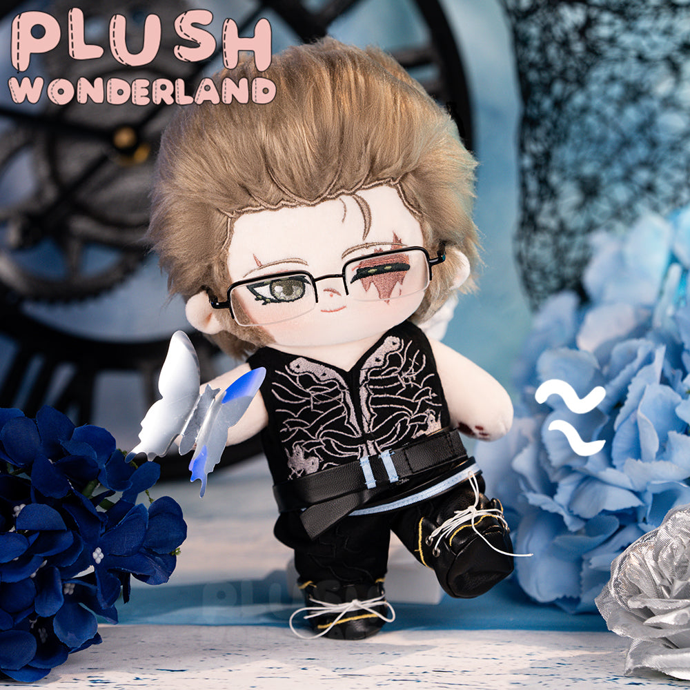 【Auf Lager】Plüschtier „Wunderland“ mit Brille, 20 cm, aus Baumwolle, hergestellt von Fans 