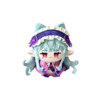 【Auf Lager】Plüsch-Wunderland-Puppe mit blauen Haaren, sitzend, Schlüsselanhänger, Baumwollpuppe, Anhänger, 10 cm, handgefertigt