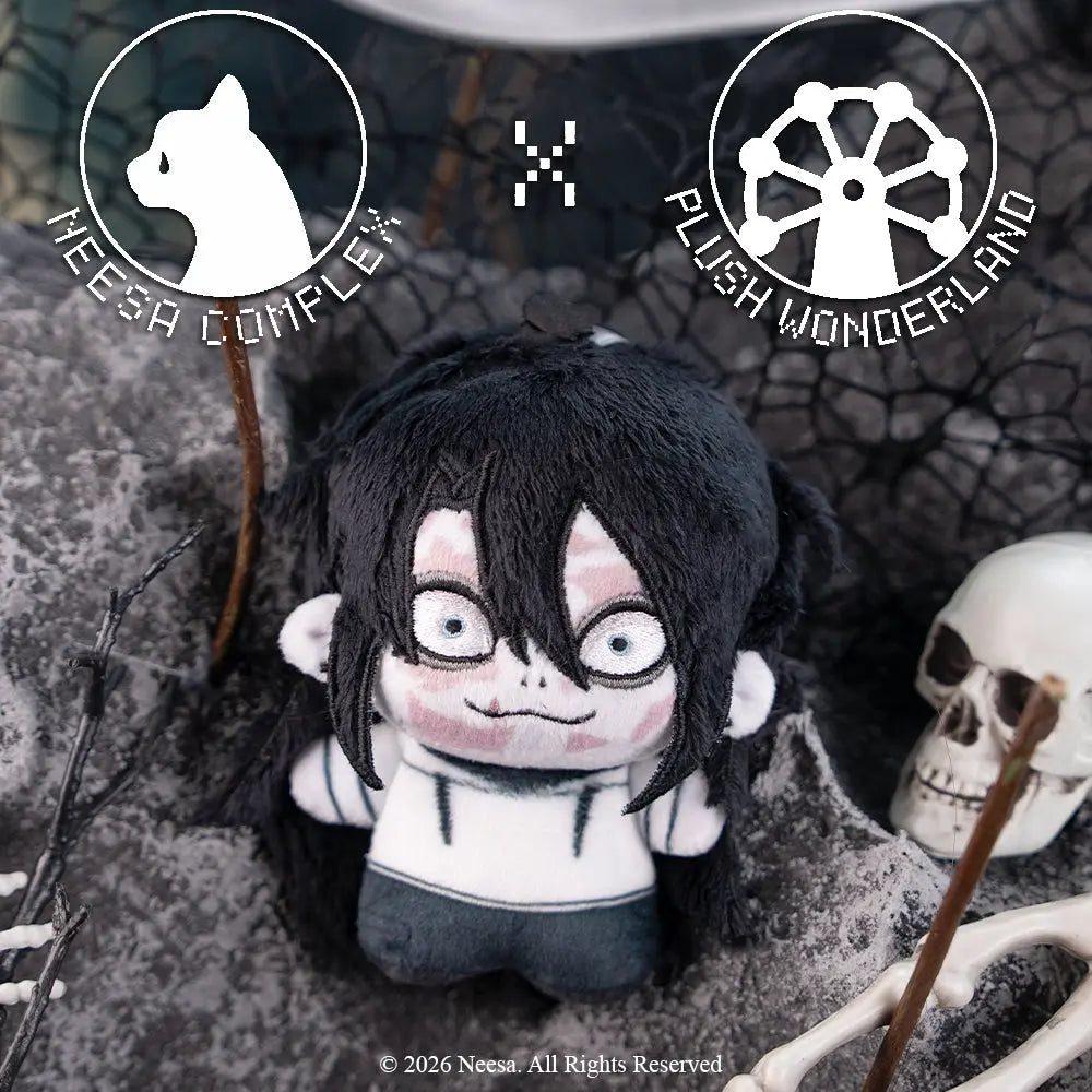 [10CM Doll] [Authorized] Fear Me [Jeff the Killer's Dating Sim] Jeff Plushie Keychain