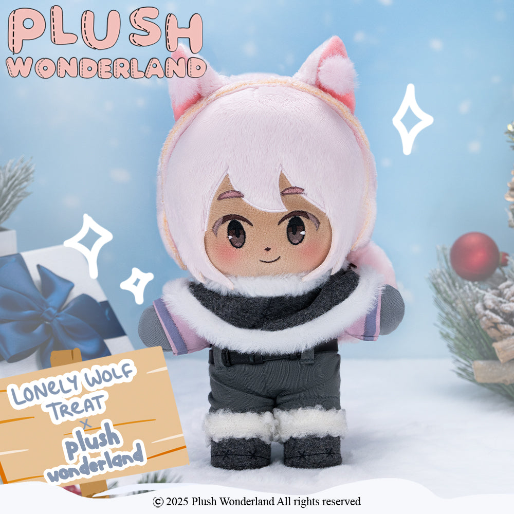 【VORVERKAUF】【Autorisierter Händler】PLUSH WONDERLAND Lonely Wolf Treat Trick 20CM Plüschtier aus Baumwolle 