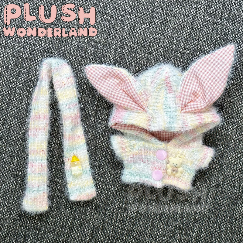 【IN STOCK】PLUSH WONDERLAND Rabbit ears Winter Coat Plushies Cotton Doll Clothes 10CM