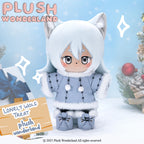 【VORVERKAUF】【Autorisierter Händler】PLUSH WONDERLAND Lonely Wolf Treat Treat 20CM Plüschtier aus Baumwolle 