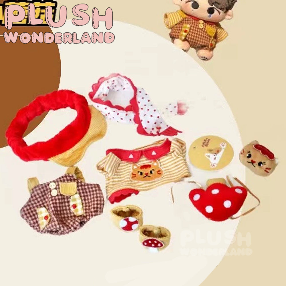 【Auf Lager】Plüsch-Wunderland-Honigbär-Kuchen, niedlich, 15 cm/20 cm, Baumwollpuppenkleidung