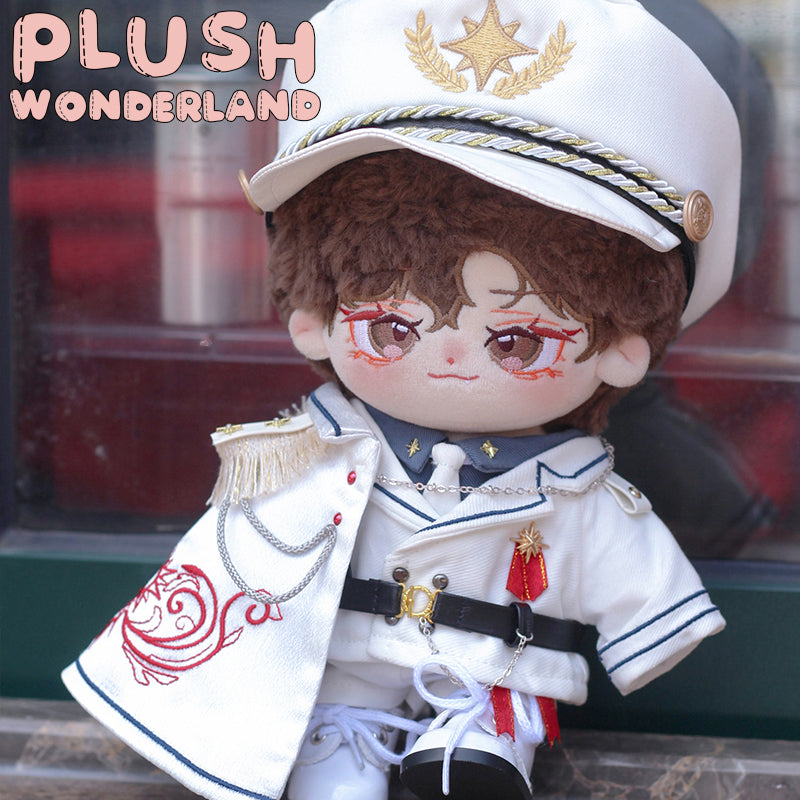 【INSTOCK】PLUSH WONDERLAND White Uniform 20CM Doll Clothes