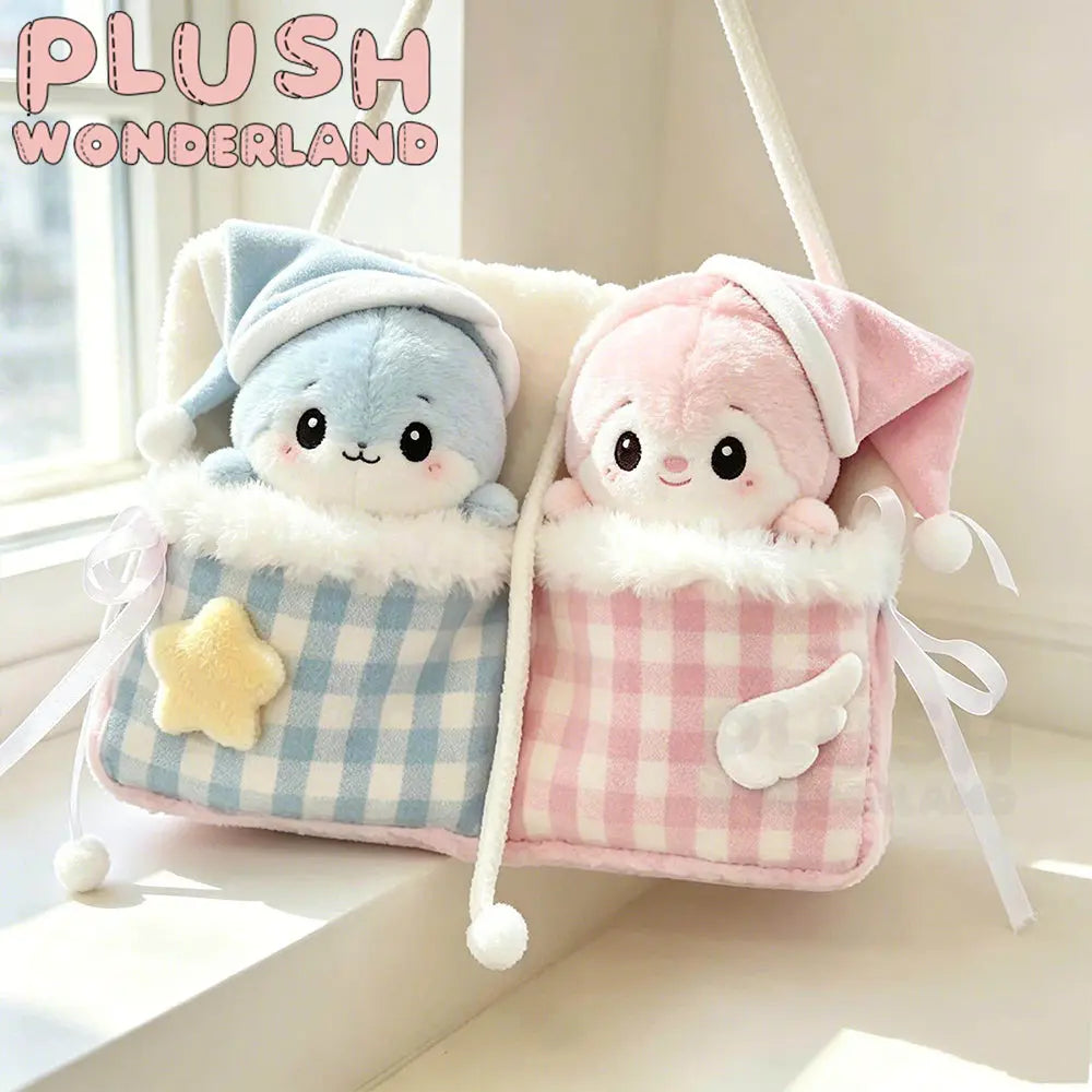 [10CM Doll Hanging Organizer]Blue and pink Doll Display