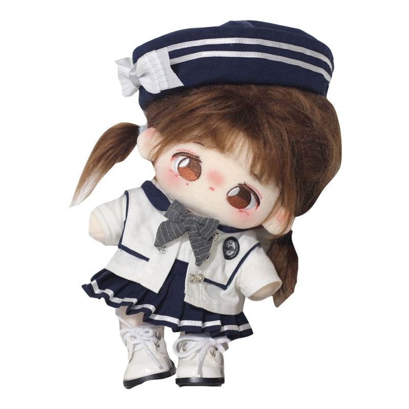 【In Stock】PLUSH WONDERLAND College Uniform Plushies Cotton 20CM Doll Clothes