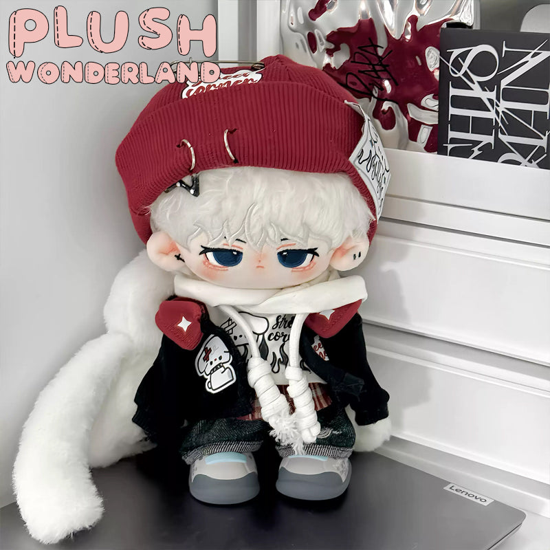 【Auf Lager】Plüsch-Wonderland Vintage Cool Dog Hoodie 20 cm Puppenkleidung