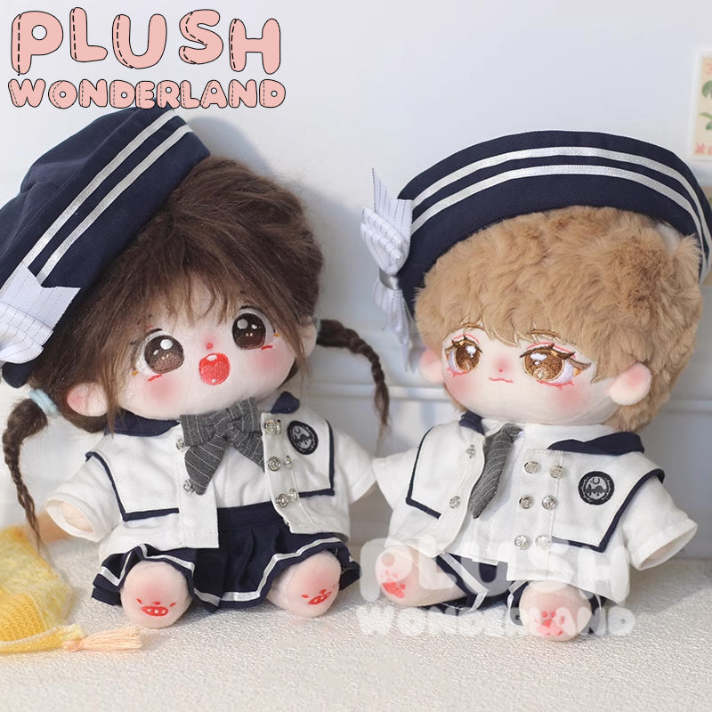 【In Stock】PLUSH WONDERLAND College Uniform Plushies Cotton 20CM Doll Clothes