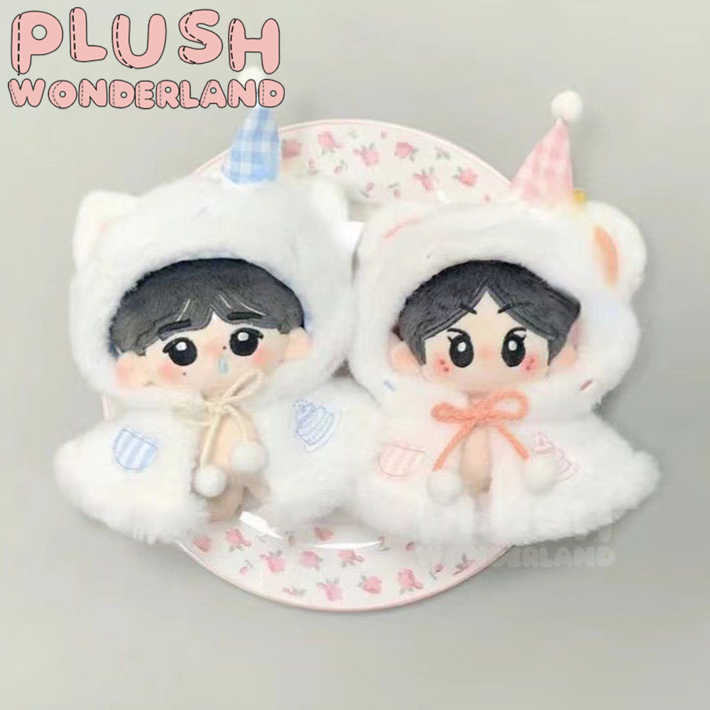 【IN STOCK】PLUSH WONDERLAND Cake Cape Cute Fluffy Doll Clothes 10CM Blue Pink
