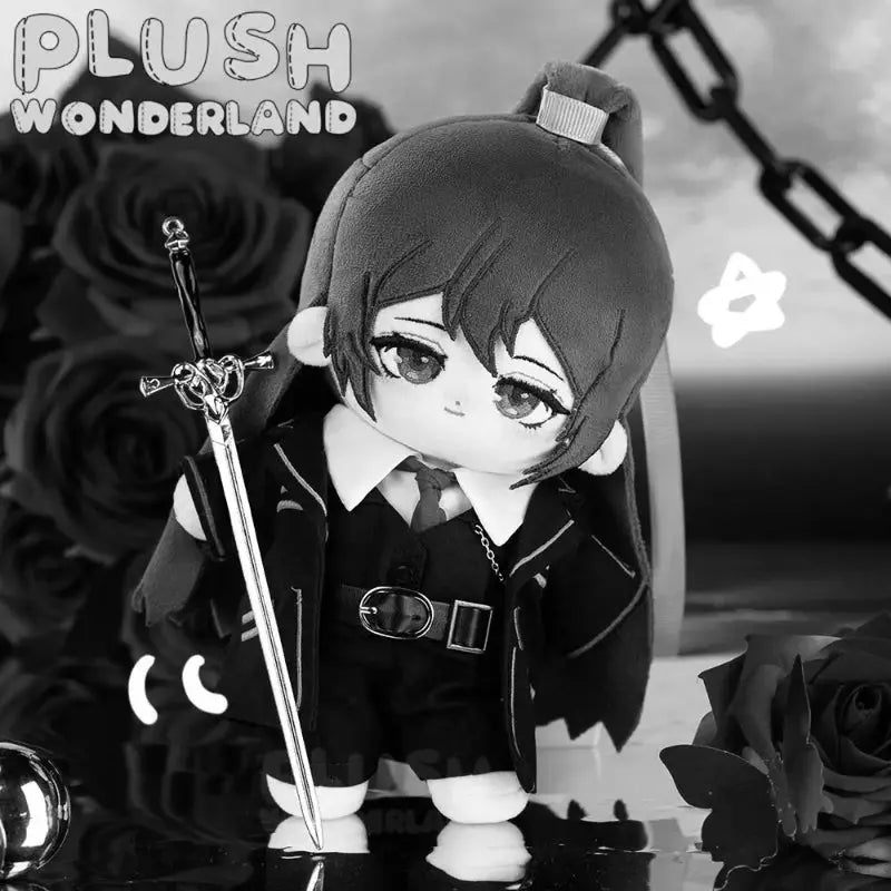 【Sold Out】PLUSH WONDERLAND High purple ponytail 20CM Cotton Doll Plushie FANMADE   【Sold Out】PLUSH WONDERLAND High purple ponytail 20CM Cotton Doll Plushie FANMADE