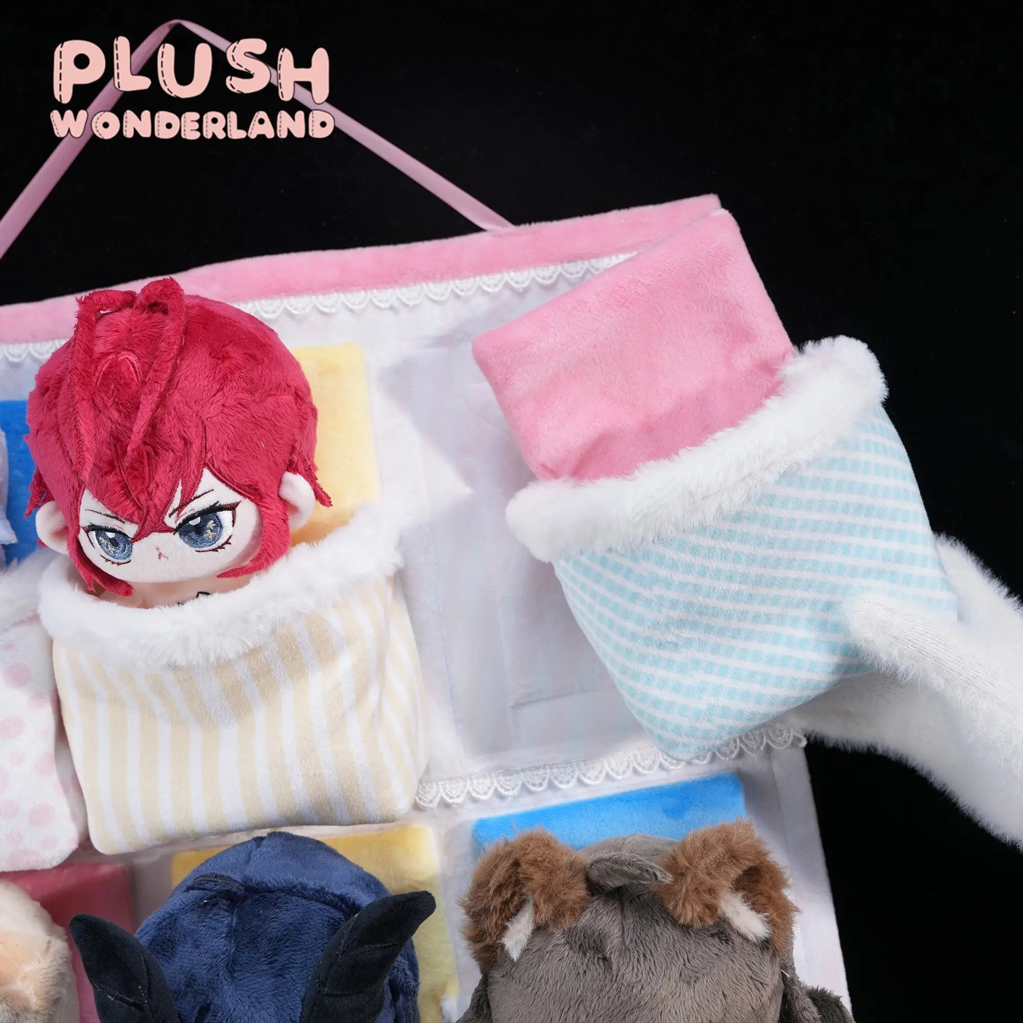 【PRESALE】PLUSH WONDERLAND 20cm Plushies Cotton Doll Storage Wall Hanging Bag Display   【PRESALE】PLUSH WONDERLAND 20cm Plushies Cotton Doll Storage Wall Hanging Bag Display