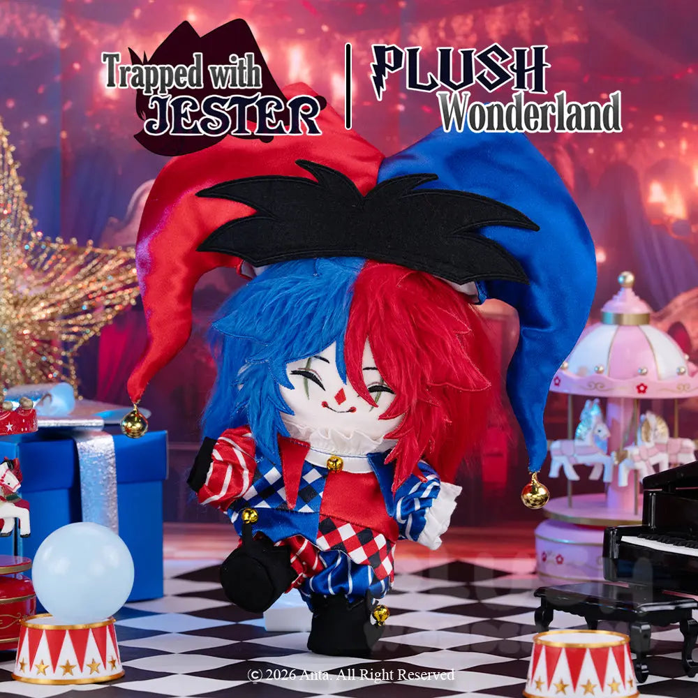【In Stock】【Authorized】PLUSH WONDERLAND Trapped with Jester Jester Plushie Cotton Doll   【In Stock】【Authorized】PLUSH WONDERLAND Trapped with Jester Jester Plushie Cotton Doll