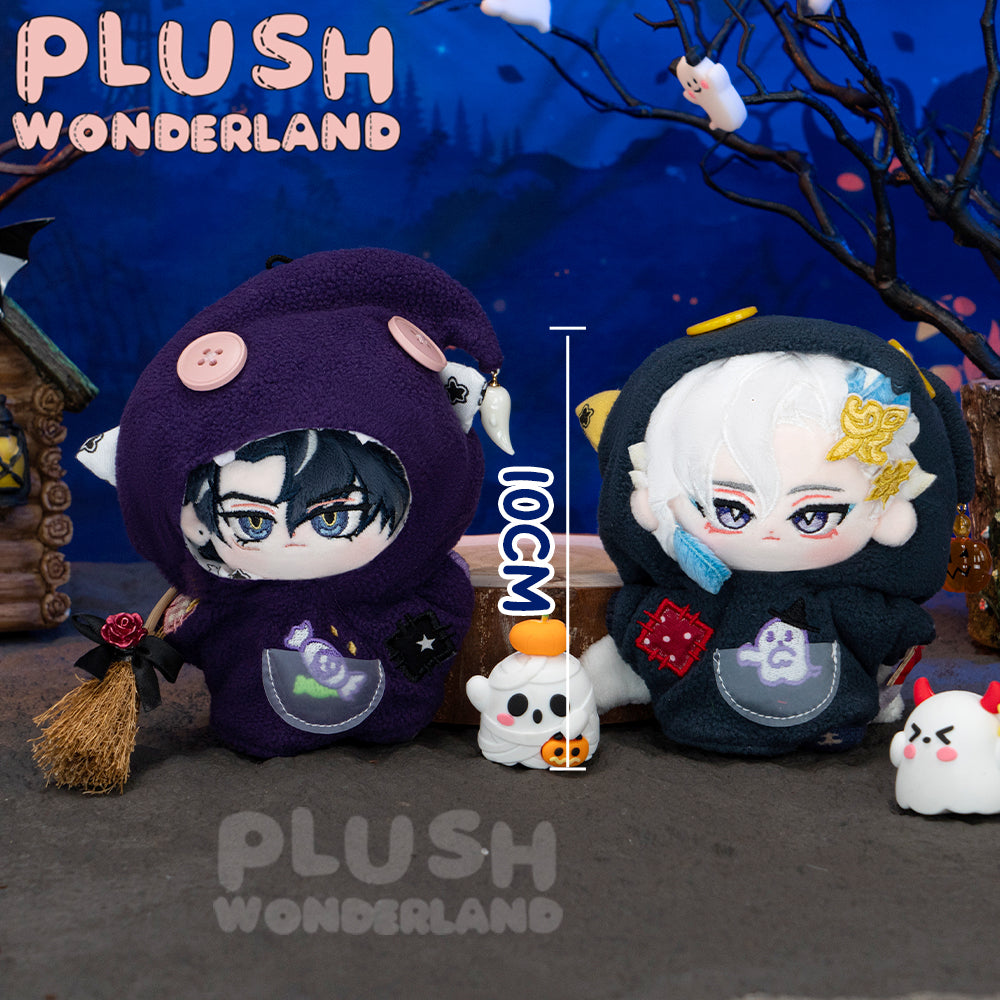 【IN STOCK】PLUSH WONDERLAND Doll Clothes 10CM/20CM Halloween Ghost Clothes White Purple Navy
