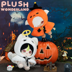 【IN STOCK】PLUSH WONDERLAND Doll Clothes 10CM Halloween Cloak White Orange