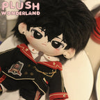 【In Stock】PLUSH WONDERLAND Dark Night Rose Red and Black Uniform Plush Cotton Doll Clothes 20 CM