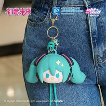 Load image into Gallery viewer, 【PRESALE】PLUSH WONDERLAND MIKKU 15CM Silicone Coin Purse Plushie Bag Headphone Bag
