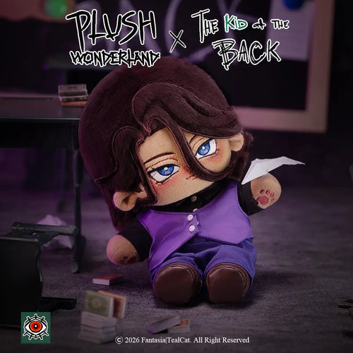 【INSTOCK】【Authorized】PLUSH WONDERLAND The Kid at the Back Jericho Ichabod Plushie 20CM Cotton Doll Authorized   【INSTOCK】【Authorized】PLUSH WONDERLAND The Kid at the Back Jericho Ichabod Plushie 20CM Cotton Doll Authorized