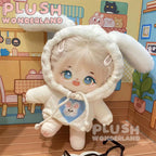【IN STOCK】PLUSH WONDERLAND Fluffy Easter Rabbit Ears Plushies Cotton Doll Clothes 10CM/20CM