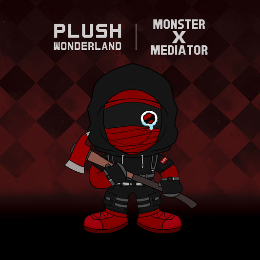【PRESALE】【Authorized】PLUSH WONDERLAND Monster X Mediator NauseAxe404 Plushie Cotton Doll