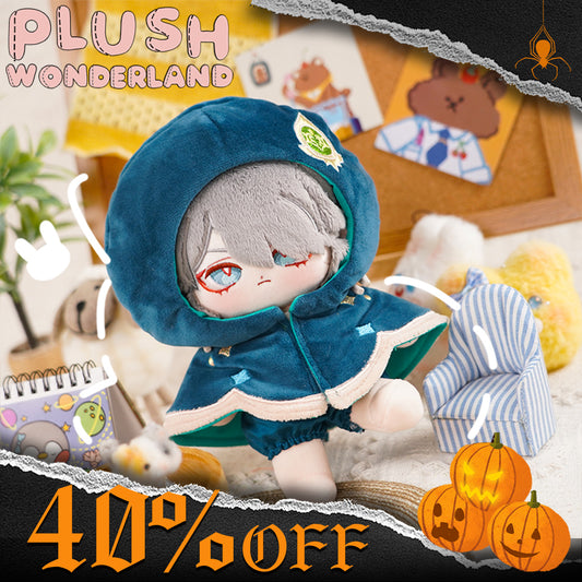 【Halloween 40% OFF】【Last Batch】【IN STOCK】PLUSH WONDERLAND Grand Clerk Cotton Doll Plush 20 CM FANMADE