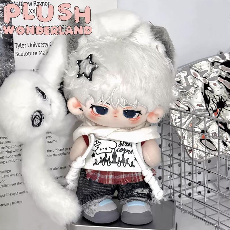 【Auf Lager】Plüsch-Wonderland Vintage Cool Dog Hoodie 20 cm Puppenkleidung