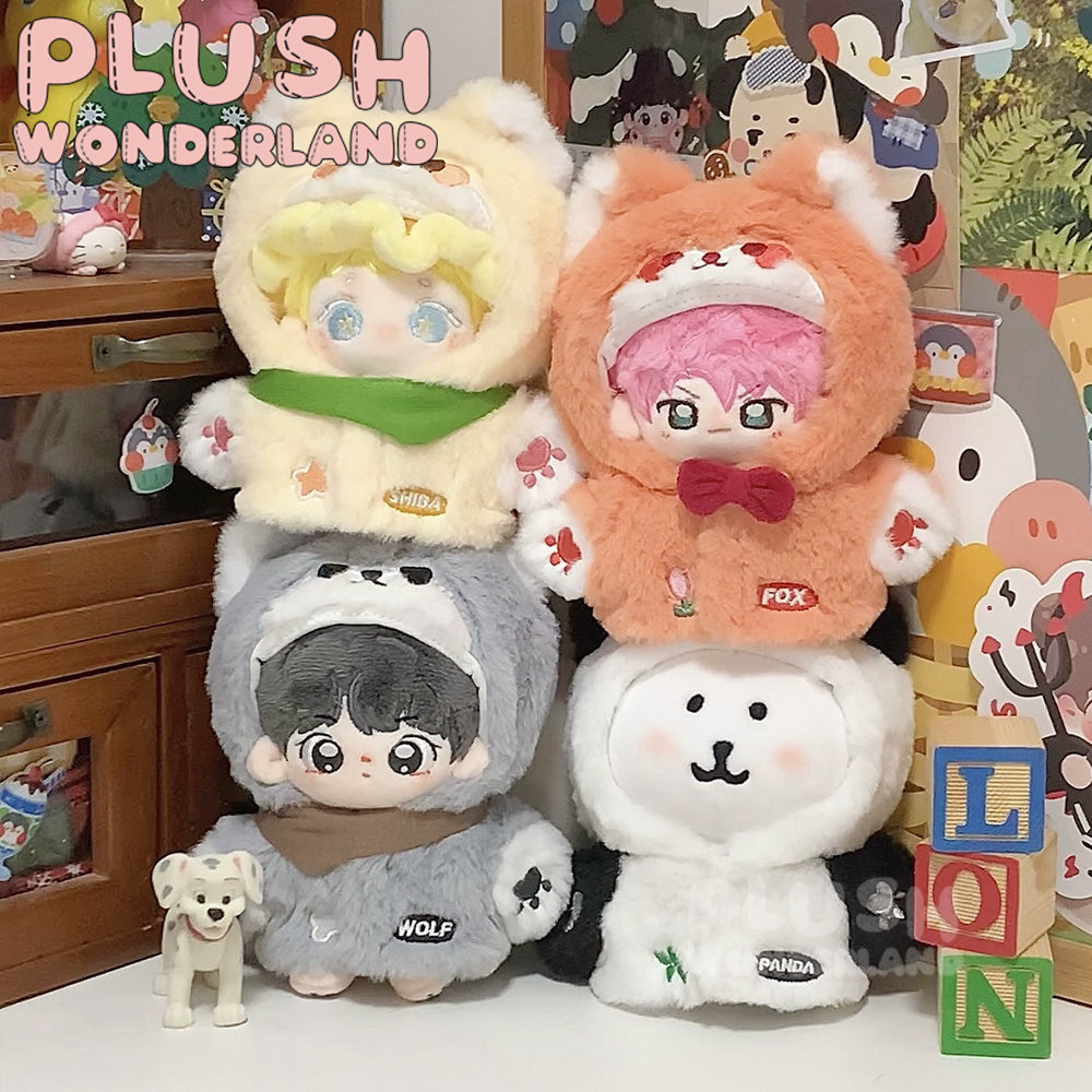 【IN STOCK】PLUSH WONDERLAND Animal Fluffy 10CM/20CM Cotton Clothes