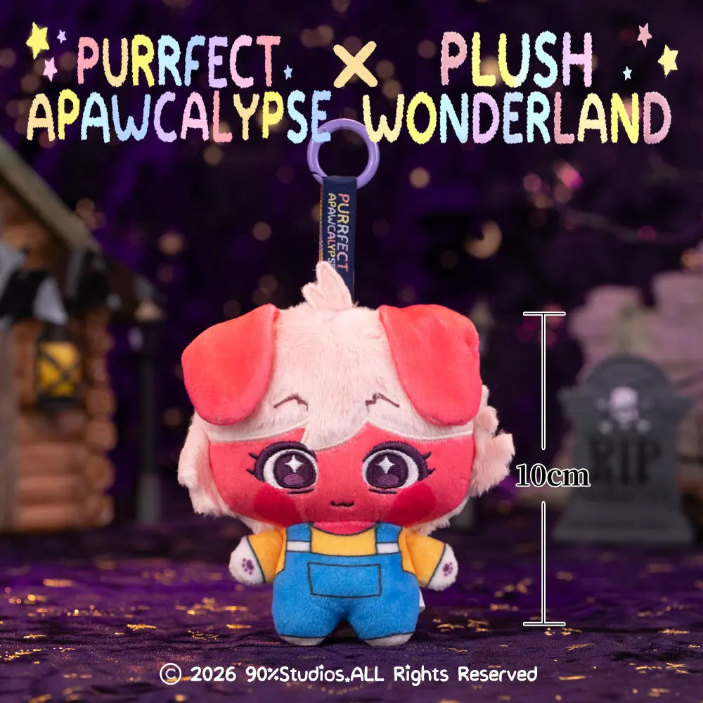 [10CM Doll] [Authorized] Purrfect Apawcalypse Plushie Keychain