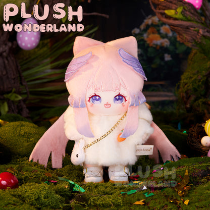 【IN STOCK】PLUSH WONDERLAND Easter Rabbit Fluffy coat Plushies Cotton Doll Clothes 20CM