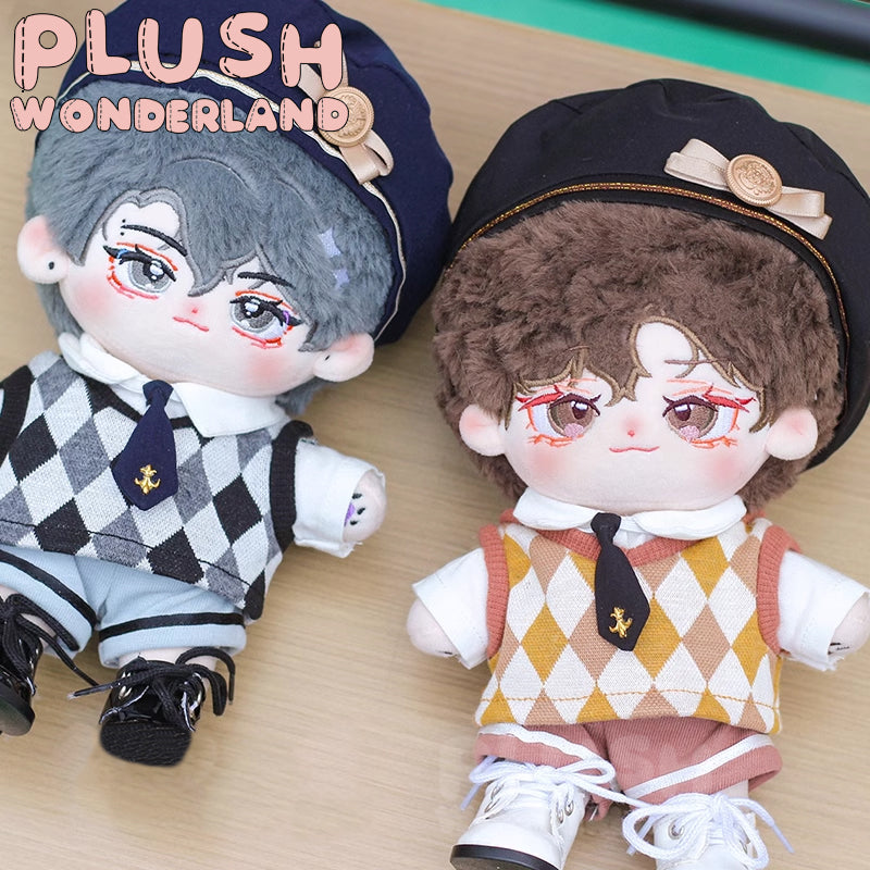 【IN STOCK】PLUSH WONDERLAND College Style Uniform Plushies Cotton Doll Clothes 20CM