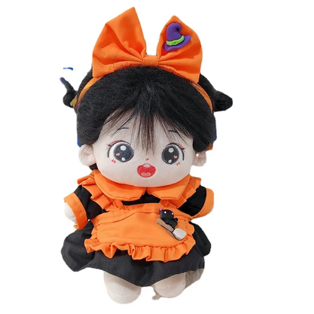[20CM Doll Clothes] Black and Orange Halloween Set