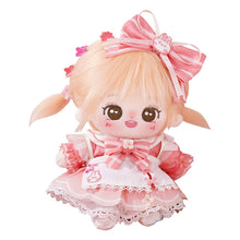 Load image into Gallery viewer, 【PRESALE】PLUSH WONDERLAND Fluffy Doll 20CM And Sakura Pink Cotton Doll Clothes
