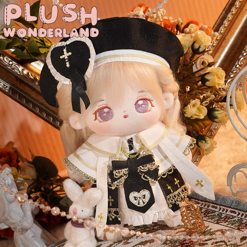 【In Stock】PLUSH WONDERLAND Choir Black White Plushies Plush Cotton Doll Clothes 20 CM