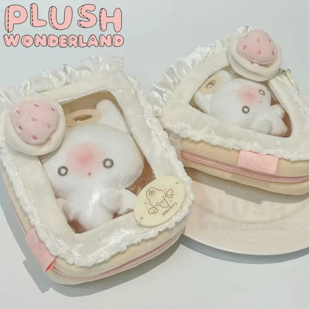 [10CM Doll Bag]Slice of white strawberry cake Doll Display