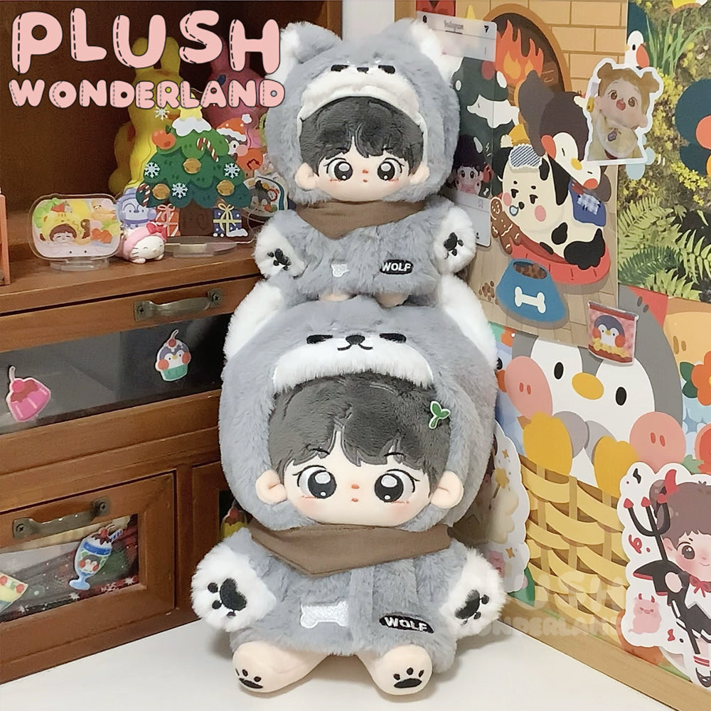 【IN STOCK】PLUSH WONDERLAND Animal Fluffy 10CM/20CM Cotton Clothes