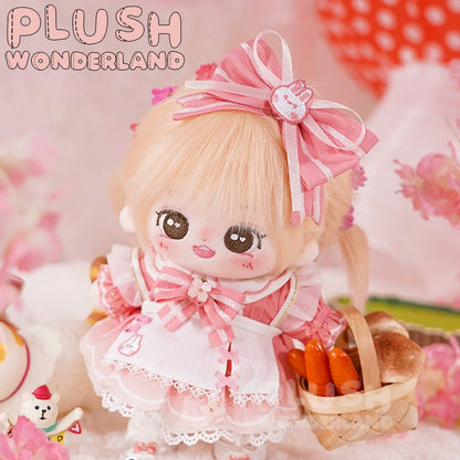 【PRESALE】PLUSH WONDERLAND Fluffy Doll 20CM And Sakura Pink Cotton Doll Clothes
