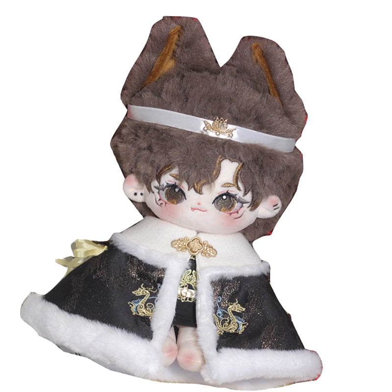 【In Stock】PLUSH WONDERLAND Traditional Chinese Cloak Plushies Cotton Doll Clothes 20CM
