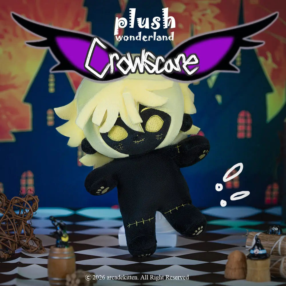 【In Stock】【Authorized】PLUSH WONDERLAND Crowscare Ryo Night Ver. 20CM Plushie Cotton Doll   【In Stock】【Authorized】PLUSH WONDERLAND Crowscare Ryo Night Ver. 20CM Plushie Cotton Doll