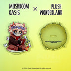 【In Stock】【Authorized】PLUSH WONDERLAND Mushroom Oasis Mychael 8CM Picnic and Flower Acrylic Standees