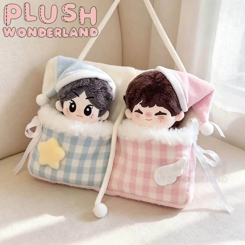 [10CM Doll Hanging Organizer]Blue and pink Doll Display