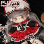 【In Stock】PLUSH WONDERLAND Bloody Mary Nurse Gothic Red and Black Plushies Cotton Doll Clothes 20 CM