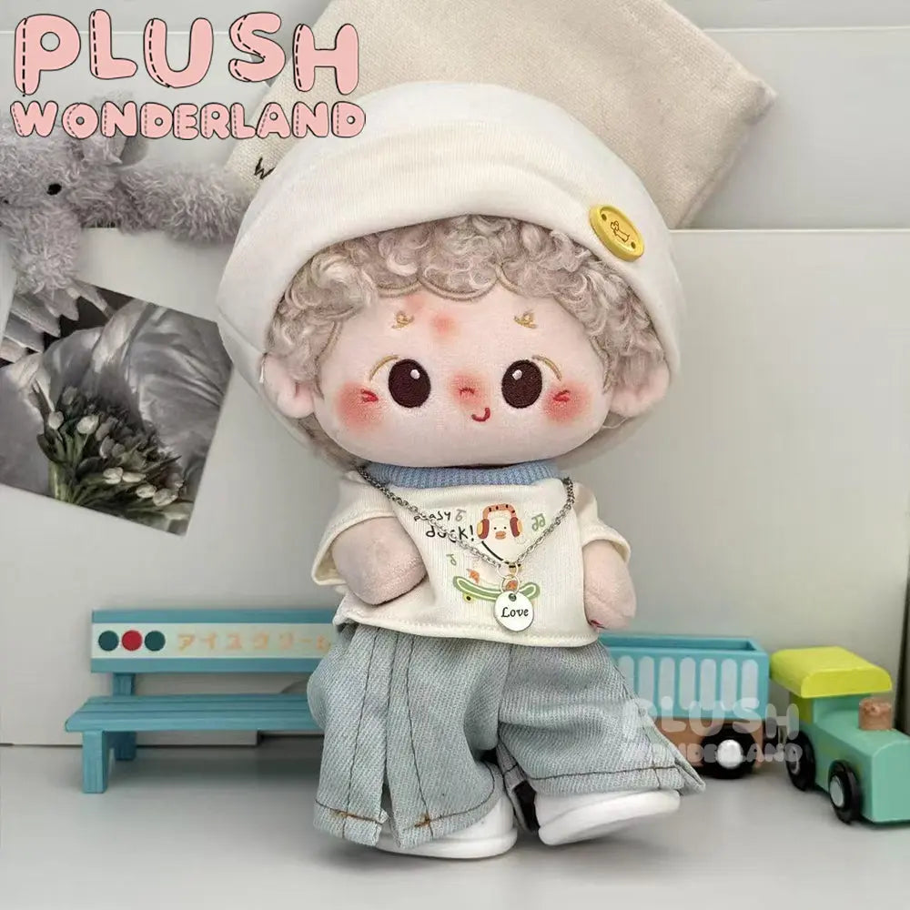 [20CM Doll Clothes] Cute Dress & Overalls Outfit Set