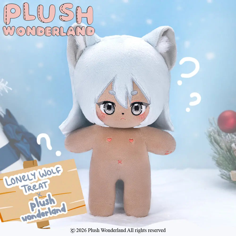 【Sold Out】【Authorized】PLUSH WONDERLAND Lonely Wolf Treat Treat 20CM Plushie Cotton Doll