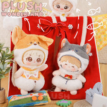 Load image into Gallery viewer, 【IN STOCK】PLUSH WONDERLAND Corgi/Cat/ Duck Animal Fluffy Doll Clothes 20CM White Yellow Grey
