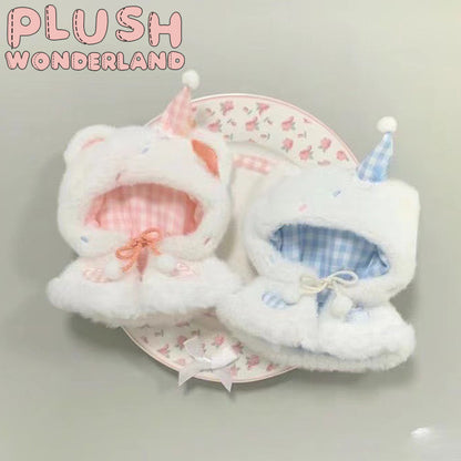 【IN STOCK】PLUSH WONDERLAND Cake Cape Cute Fluffy Doll Clothes 10CM Blue Pink