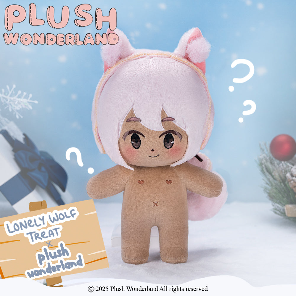 【VORVERKAUF】【Autorisierter Händler】PLUSH WONDERLAND Lonely Wolf Treat Trick 20CM Plüschtier aus Baumwolle 
