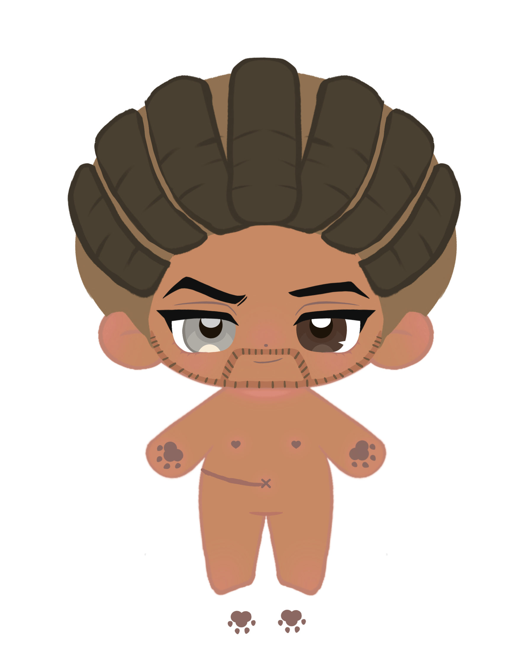 【Poll-Failed】PLUSH WONDERLAND Frontier Warlock Plushie Cotton Doll 20CM FANMADE