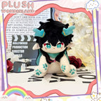 【Auf Lager】Plüschtier aus dem Wunderland, sitzend, aus Baumwolle, 15 cm, handgefertigt