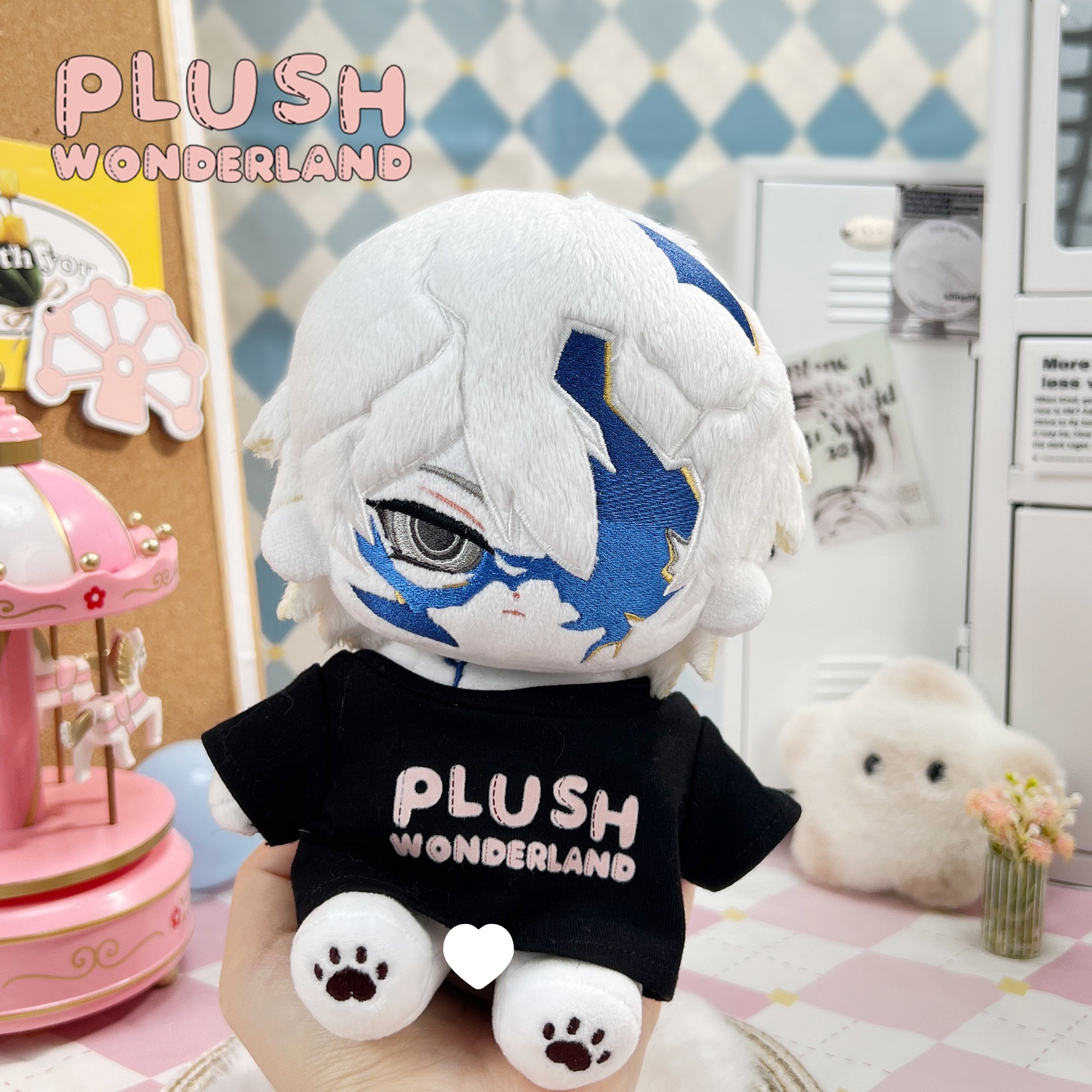 【PRESALE】PLUSH WONDERLAND Black Monster 20CM Cotton Doll FANMADE