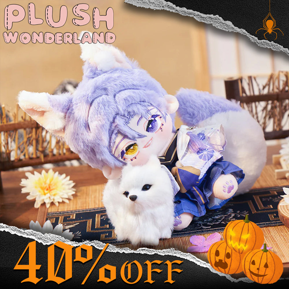 【Halloween 40% OFF】【Last Batch】【INSTOCK】PLUSH WONDERLAND Little Purple Fox Cotton Doll Plushie 20CM FANMADE